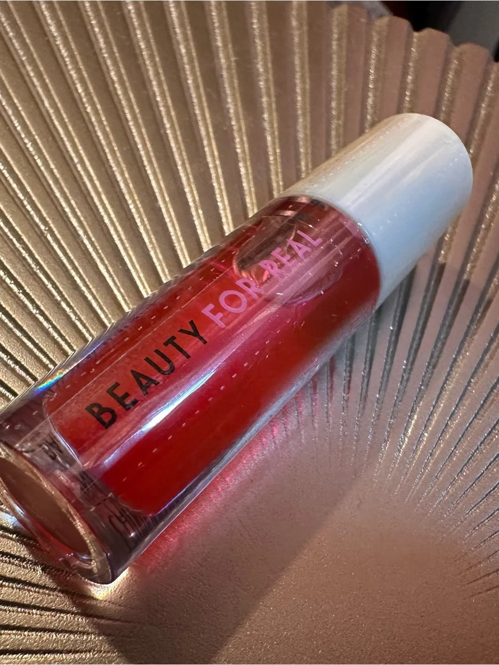 Beauty For Real Lip Revival Hi-Shine Hydrating Lip Oil, Strawberry Fields